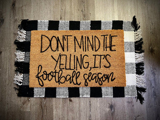 Football Season Doormat