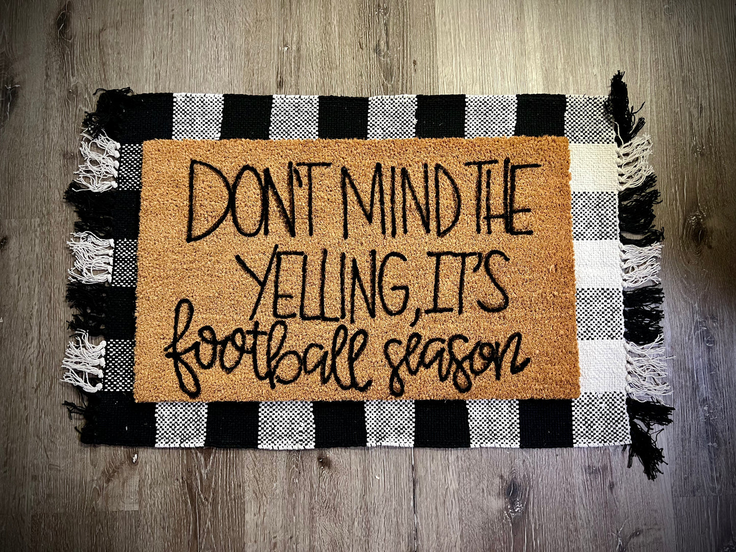 Football Season Doormat